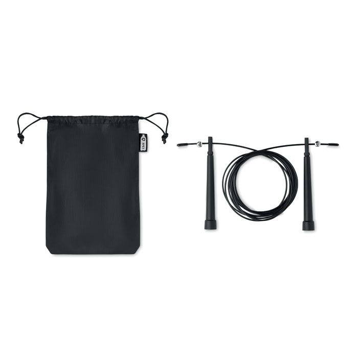 Corda per saltare in pouch black item picture front