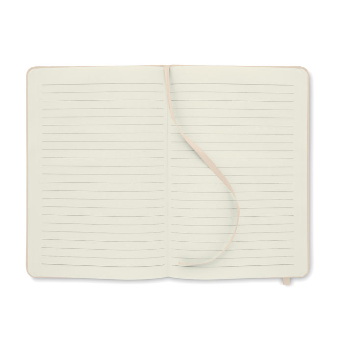 Notebook A5 in 600D RPET Bianco Sporco item picture top