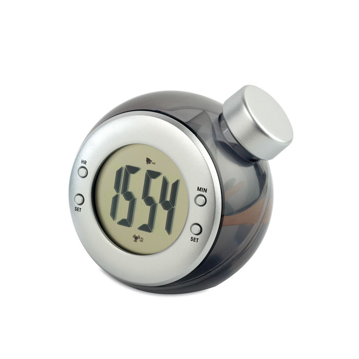 Orologio da tavolo ad acqua Argento Opaco item picture top