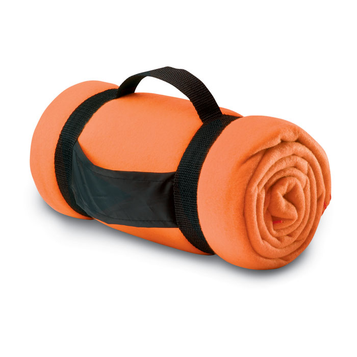 Coperta in pile con manico Arancio item picture front