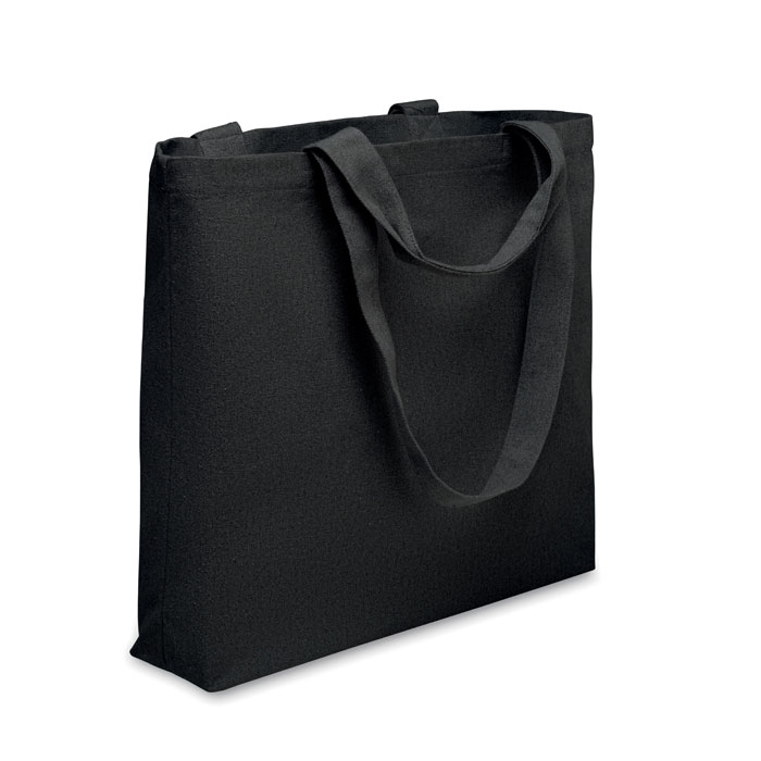 Borsa da spiaggia in tela 320 gr/m Nero item picture front