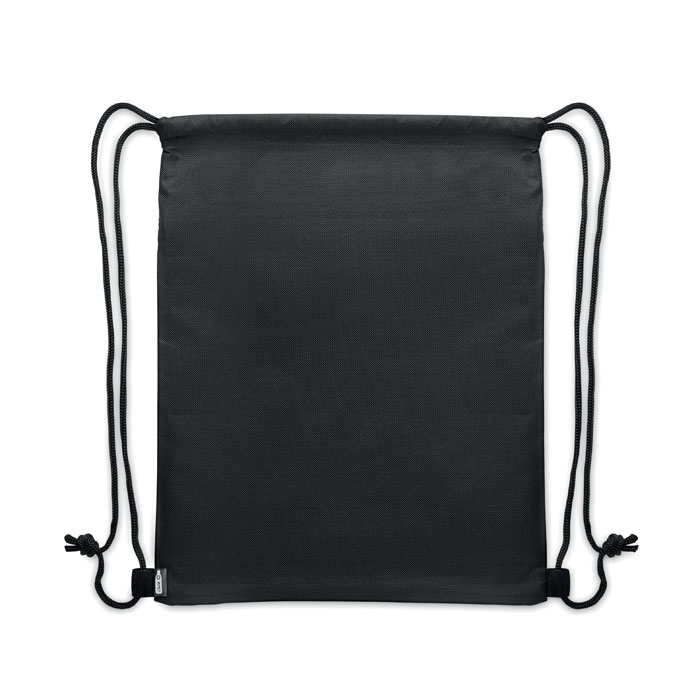 Drawstring bag in 600D RPET Grigio Pietra item picture back