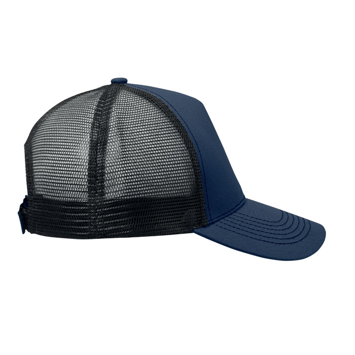 5 panel trucker cap Francese Navy item picture top