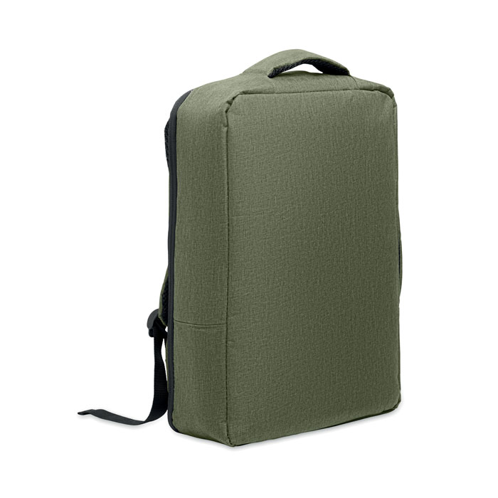 Zaino sottile per laptop Verde Militare item picture front