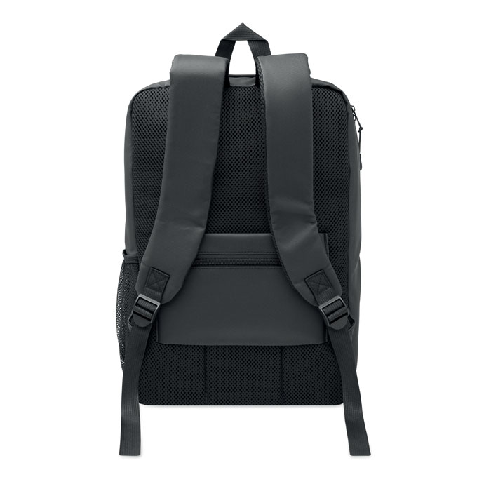 15" hard shell RPET backpack Nero item picture top