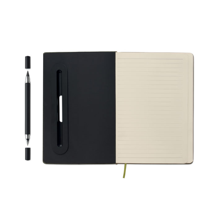A5 notebook with phone holder Verde Scuro item picture 4