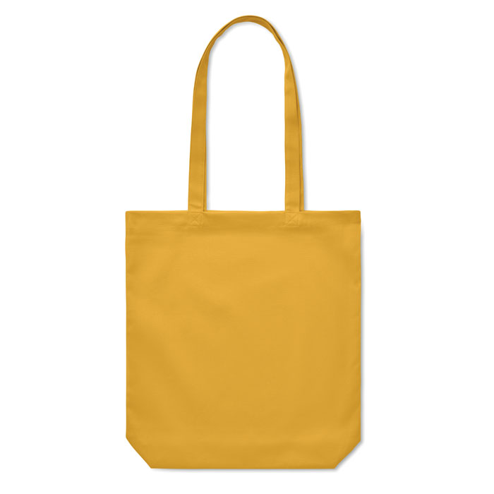 270 gr/m² Canvas shopping bag Ochre item picture side