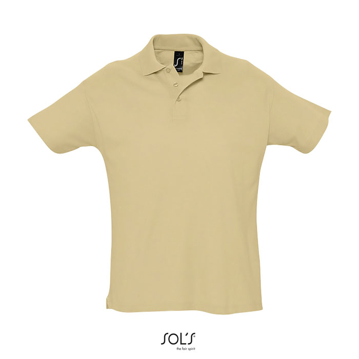 SUMMER II MEN POLO 170g Sand item picture front