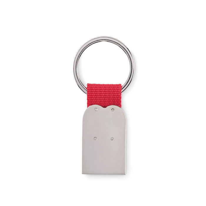 Heart metal key ring Rosso item picture back