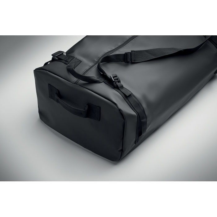 Travel tarpaulin duffle bag Nero item detail picture