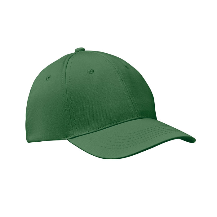 Cappellino da 6 pannelli Verde Scuro item picture front