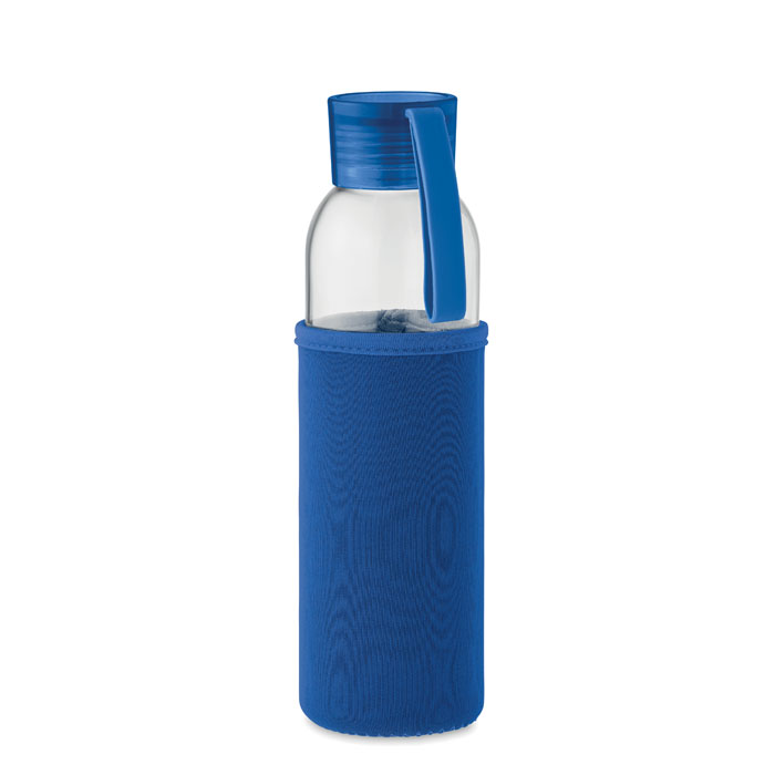 Recycled glass bottle 500 ml Blu Royal item picture front