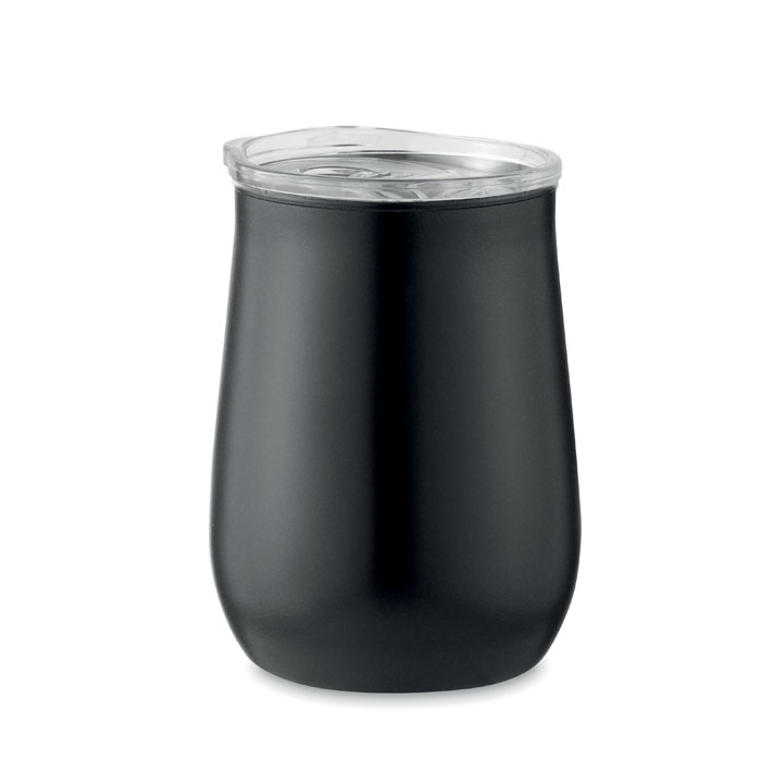 Recycled stainless steel mug Nero item picture side