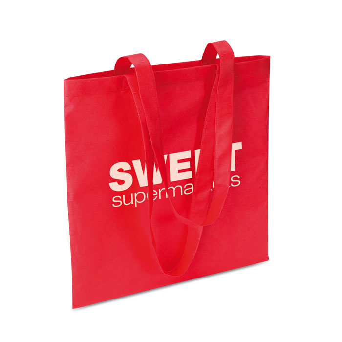 80gr/m² nonwoven shopping bag Rosso item picture printed