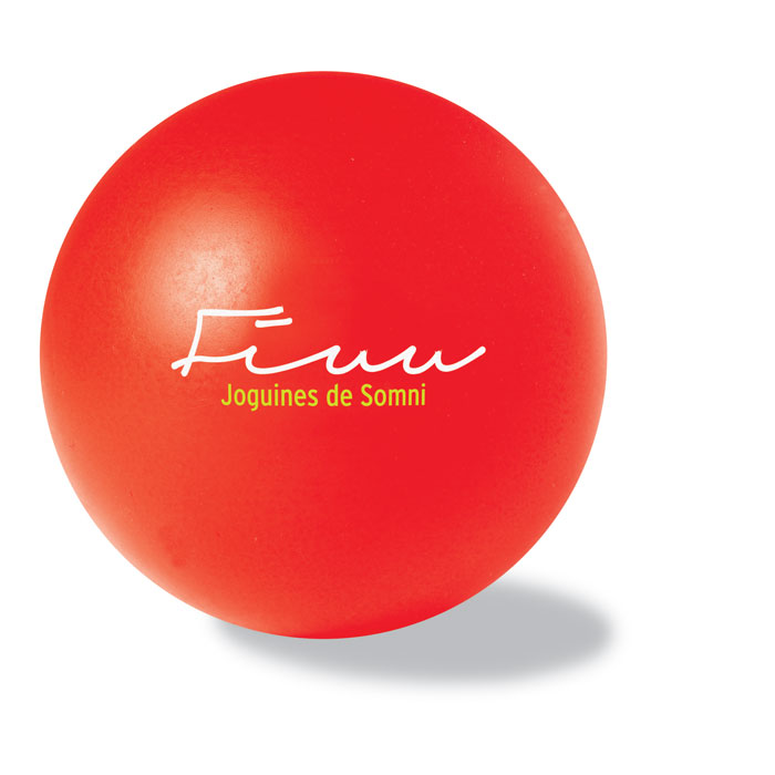 Anti-stress ball red item picture printed