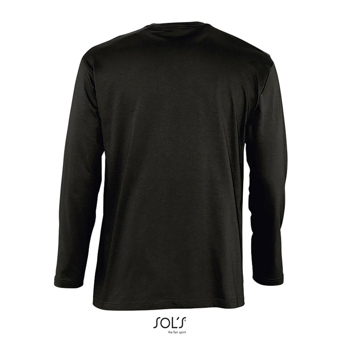 T Shirt MONARCH UOMO 150g deep black item picture back