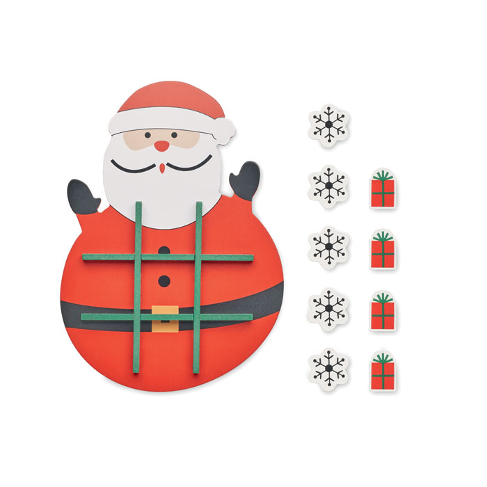 Christmas wooden tic tac toe Rosso item picture 7
