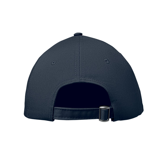 6 panel cotton baseball cap Francese Navy item picture back