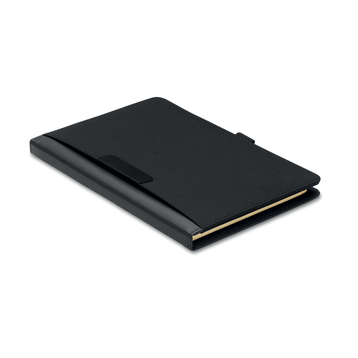 Cartella A5 con blocco note Nero item picture back