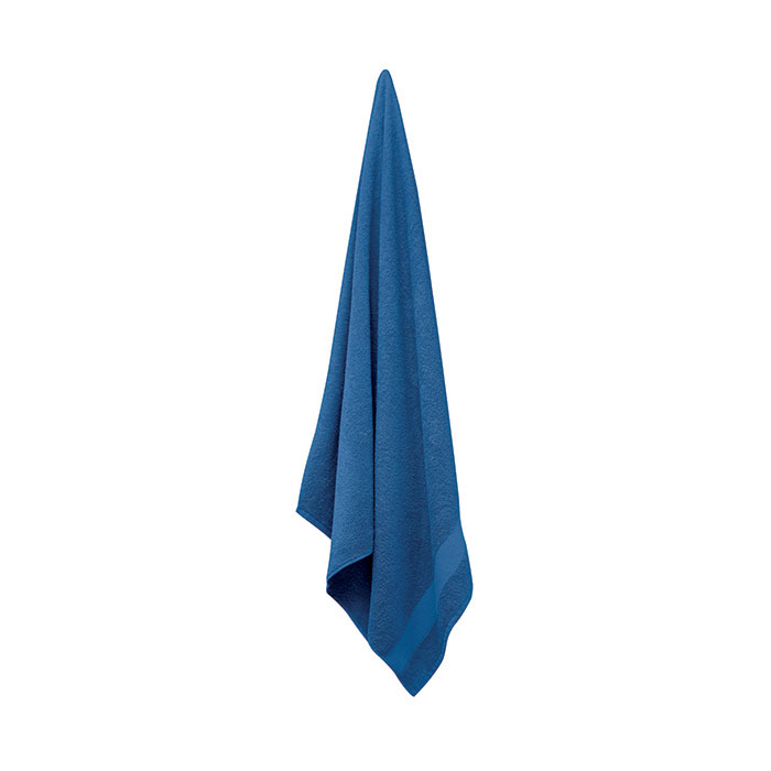 Towel organic cotton 180x100cm Blu Royal item picture top