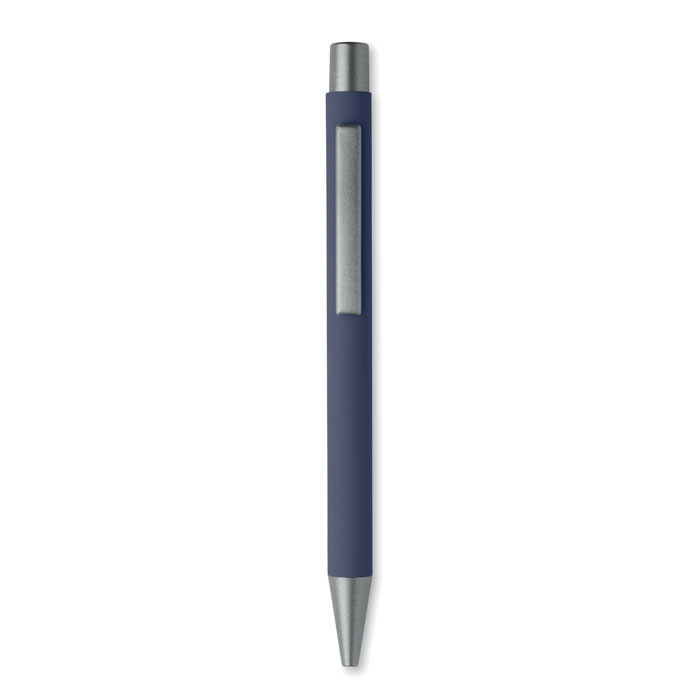 Recycled aluminium ball pen Francese Navy item picture open