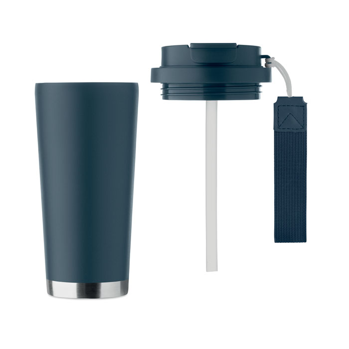 Double wall tumbler 500ml Francese Navy item picture 4