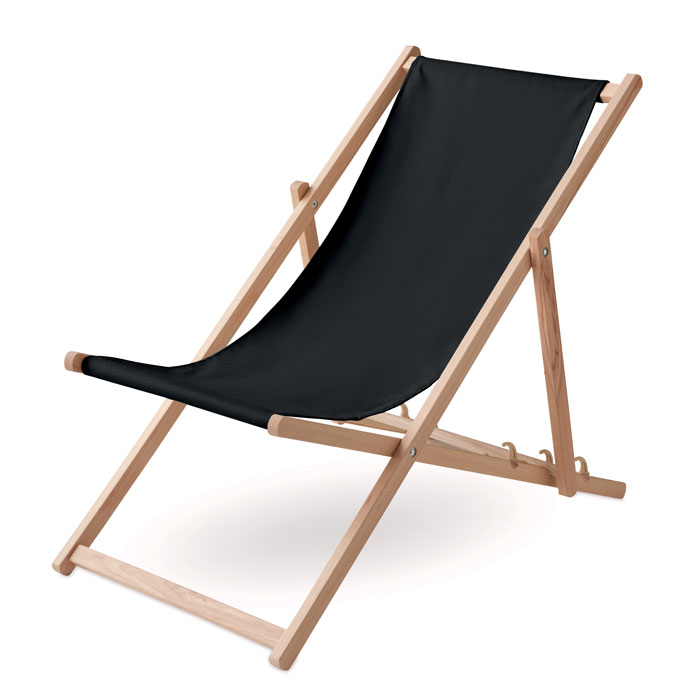 Sedia da spiaggia in legno black item picture front