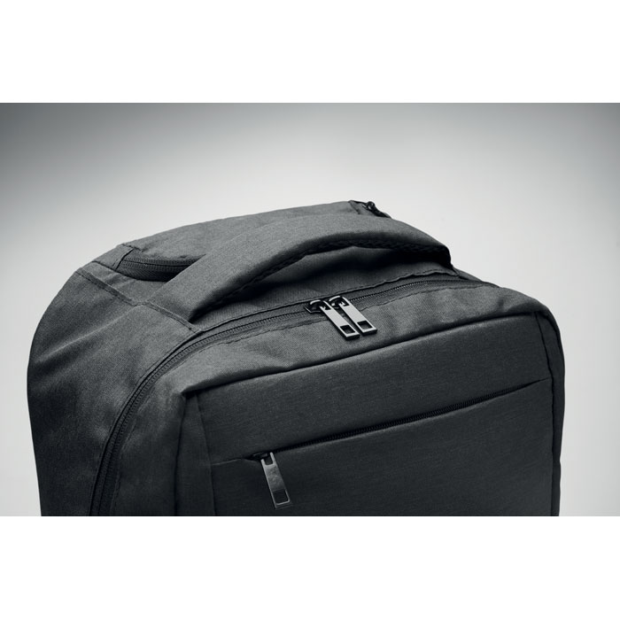 480D RPET backpack trolley Nero item picture 2