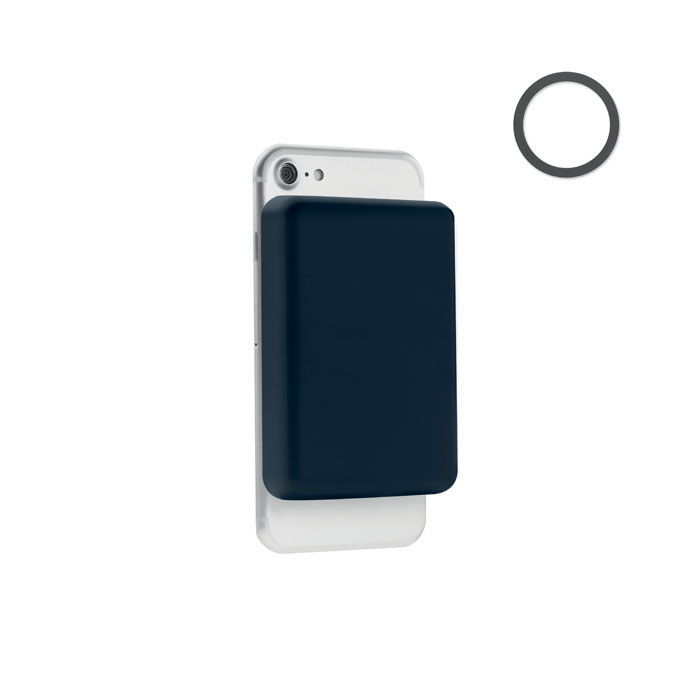 Magnetic wireless charger 15W Francese Navy item picture front
