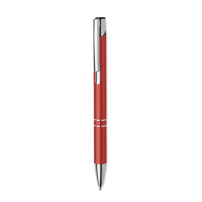 Recycled aluminium ball pen Rosso item picture front