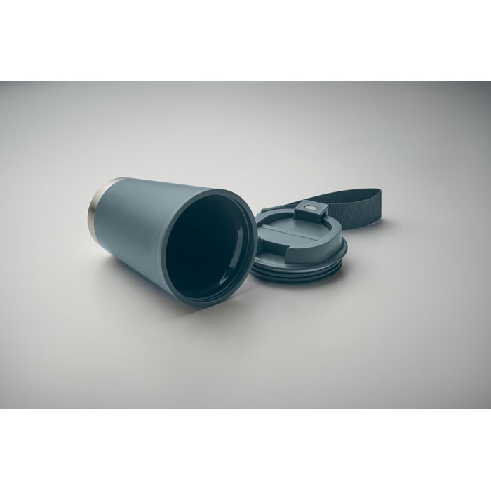 Bicchiere a doppio strato. 300 ml. Petrolio item detail picture