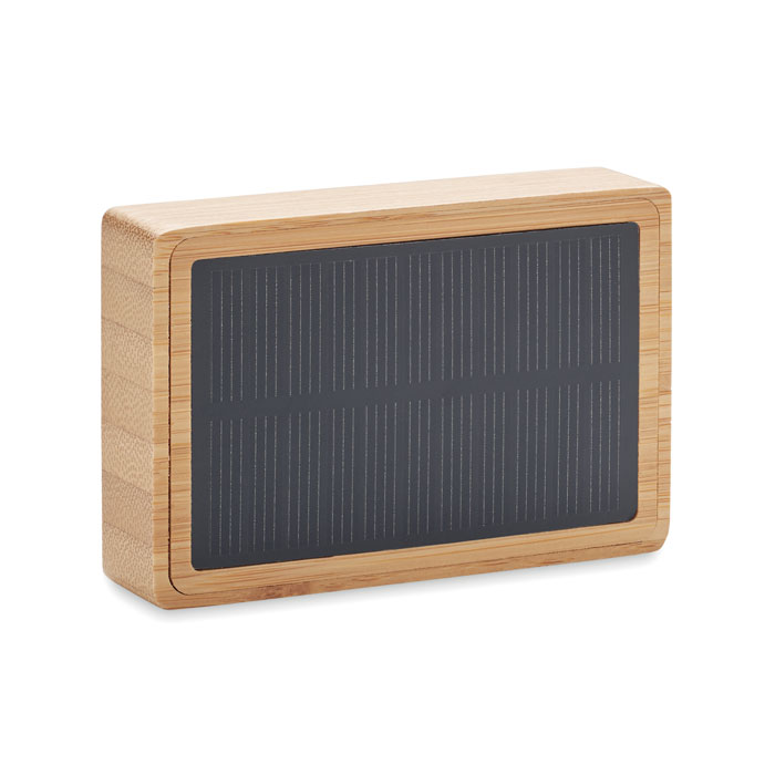 Solar bamboo wireless speaker Legno item picture side