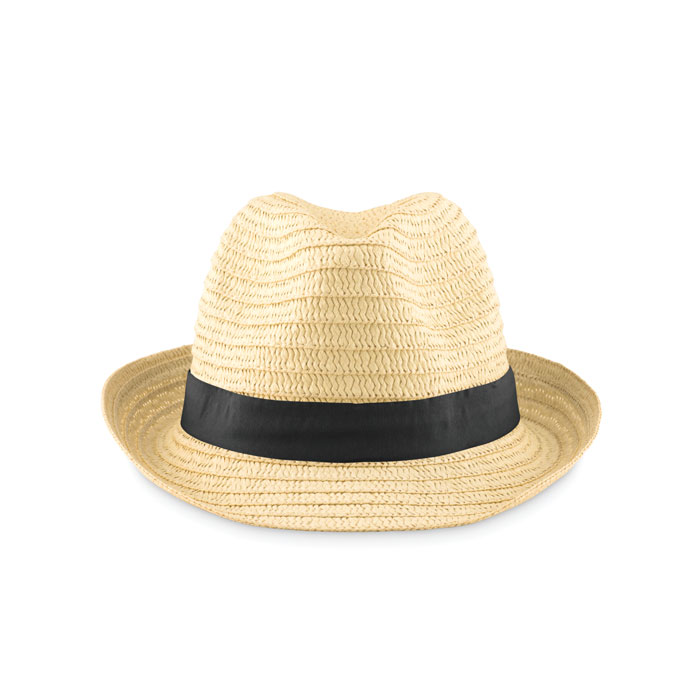 Cappello di paglia naturale black item picture front