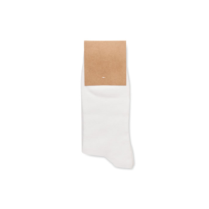 Pair of socks in gift box M Bianco item picture open