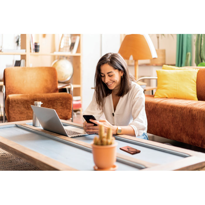 Caricabatterie wireless Arancio item picture 1