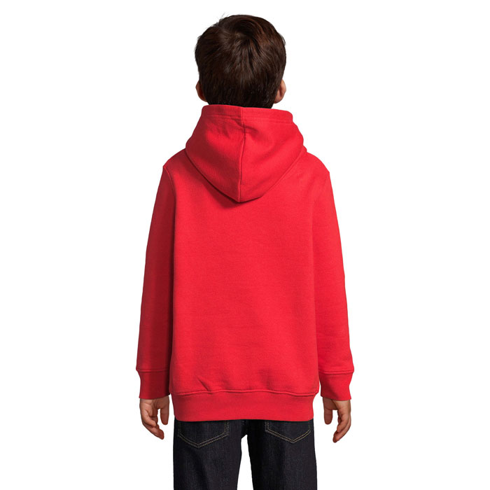 CONDOR KIDS Hooded Sweat Rosso Brillante item picture back
