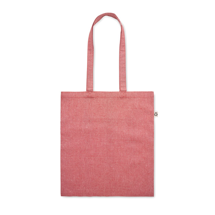 Shopping bag with long handles Rosso item picture side