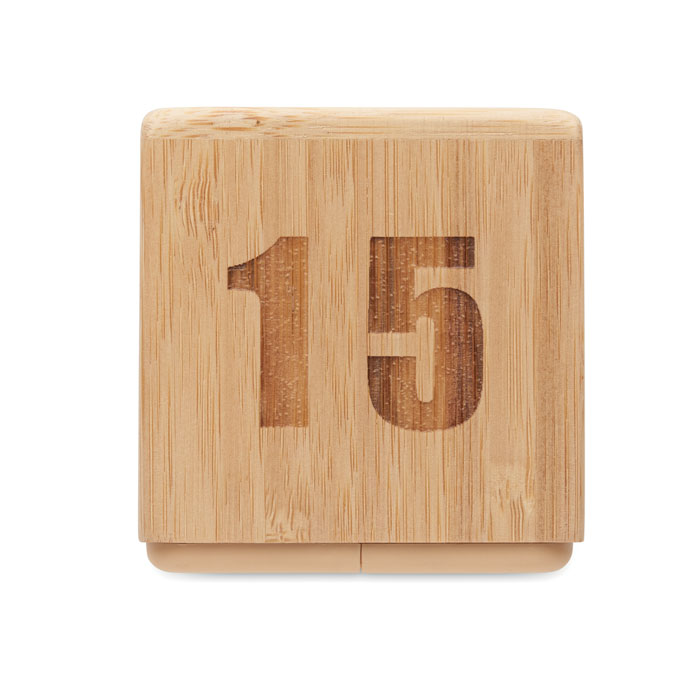 Bamboo twist snooze timer Legno item picture 1