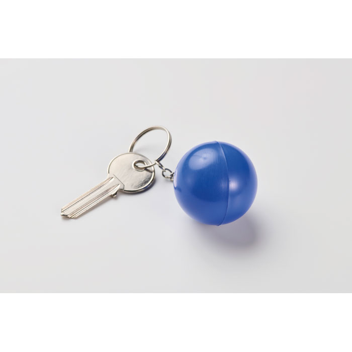 PU ball shape key ring Blu item detail picture