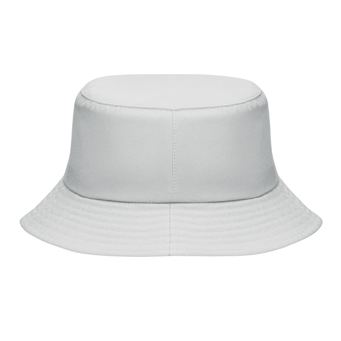 Bucket hat polyester 150 gr/m² Bianco item picture back