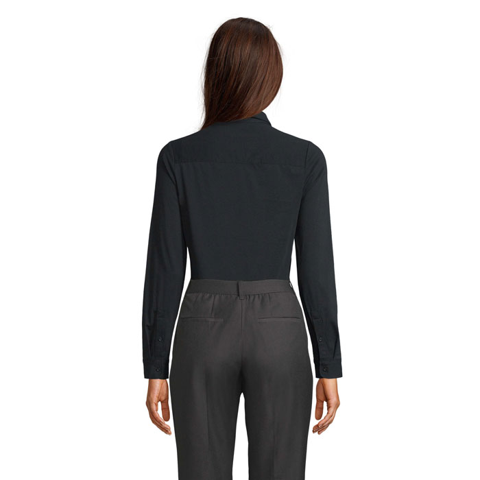 BALTHAZAR WOMEN SHIRT Nero Profondo item picture back