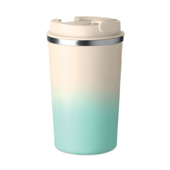 Bicchiere doppio strato 350 ml Verde Menta item picture front