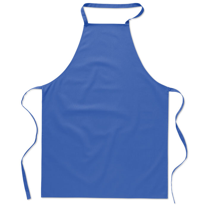 Kitchen apron in cotton Blu Royal item picture front