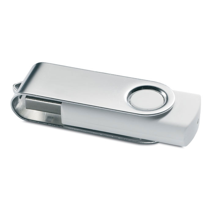 Techmate. USB flash 4GB white item picture front