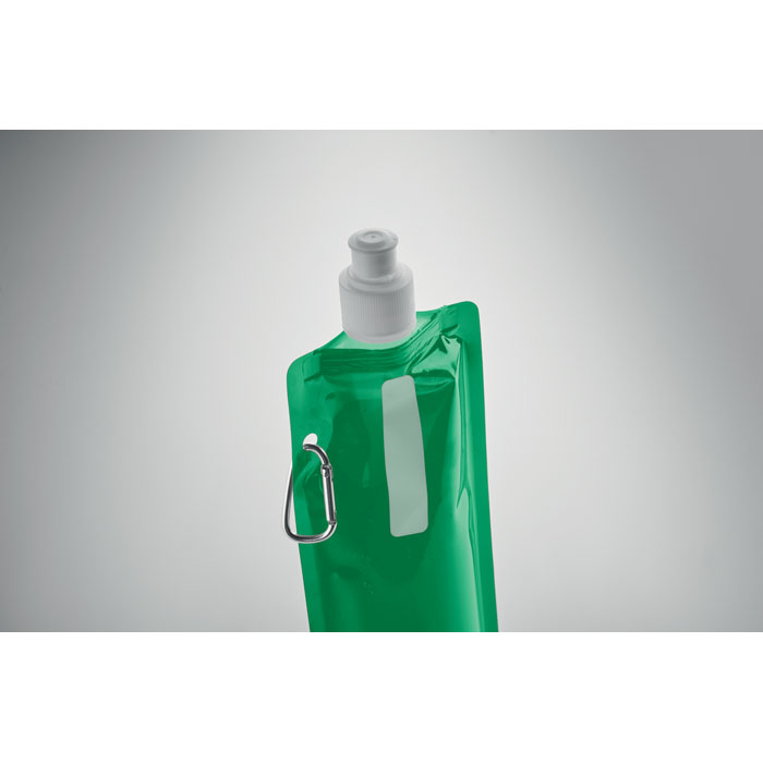 Foldable water bottle Verde Trasparente item detail picture