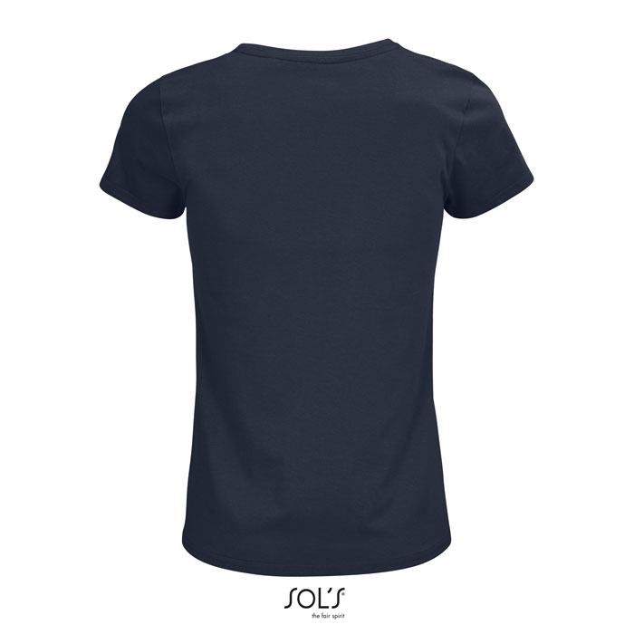SADER WOMEN T-Shirt 150g Blu Scuro Francese item picture back