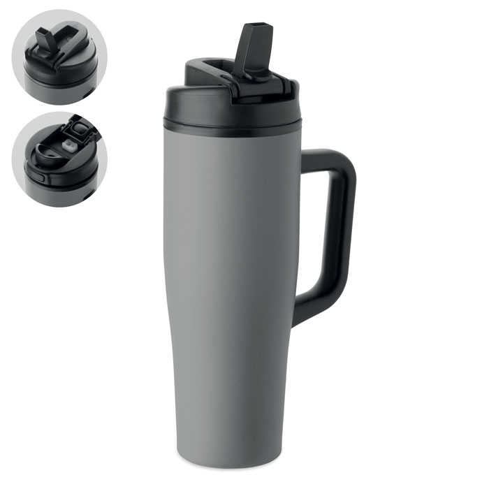 Bicchiere doppio strato 900 ml Grigio item picture front