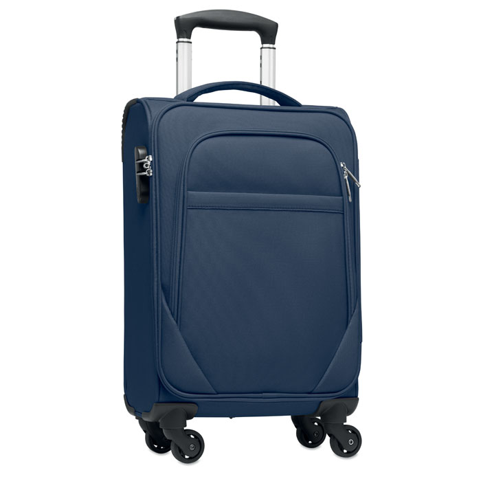 Trolley morbido 600D RPET Blu item picture front