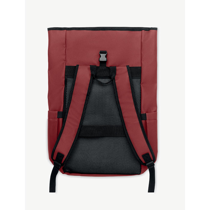 Zaino Rolltop per laptop 600D Borgogna item detail picture