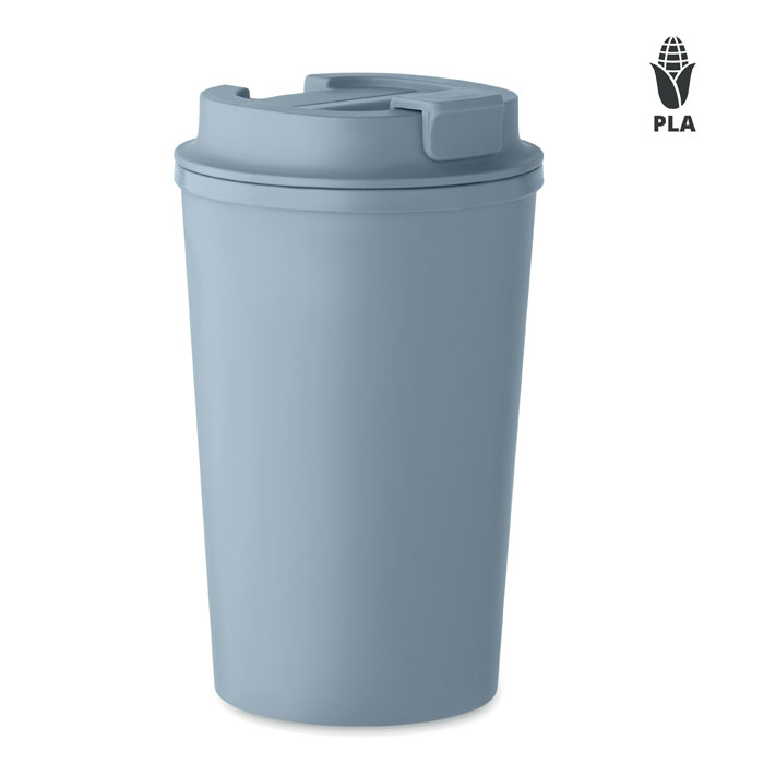 PLA double wall tumbler 350ml Petrolio item picture front